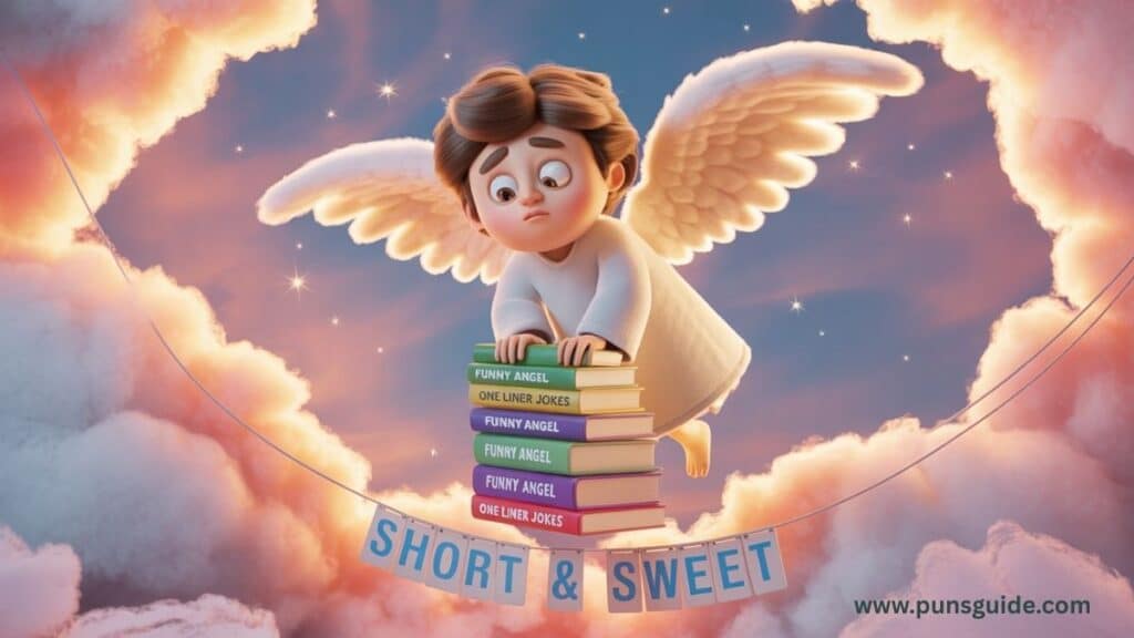 Funny Angel One Liner Jokes Short & Sweet