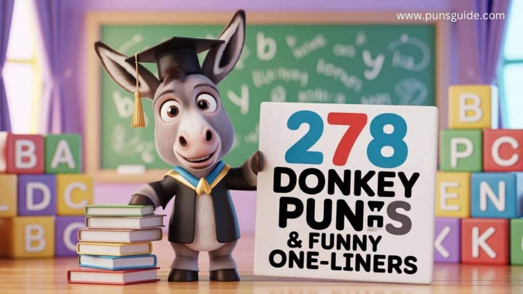 278 Donkey Puns & Funny One-Liners