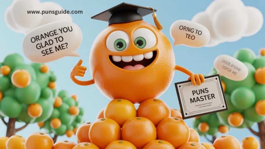 Romantic Love Orange Puns