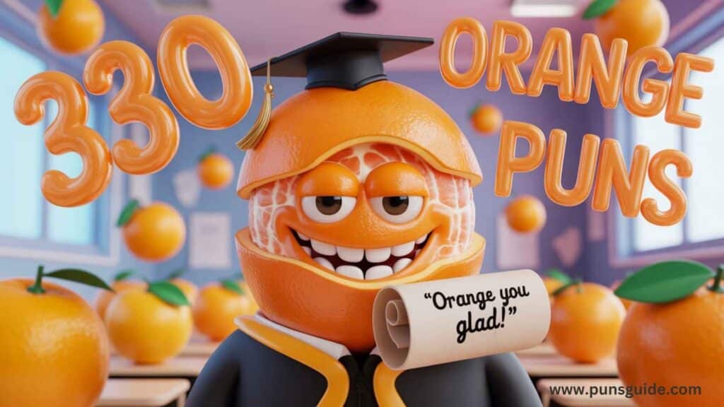 Orange Puns: Short Cute & Funny One Liner