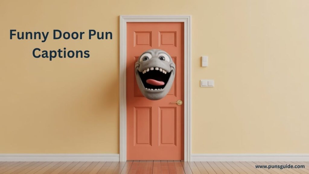 Funny Door Pun Captions