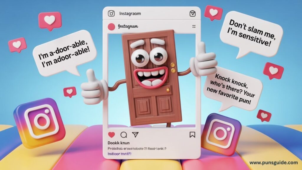 Clever Door Puns for Instagram