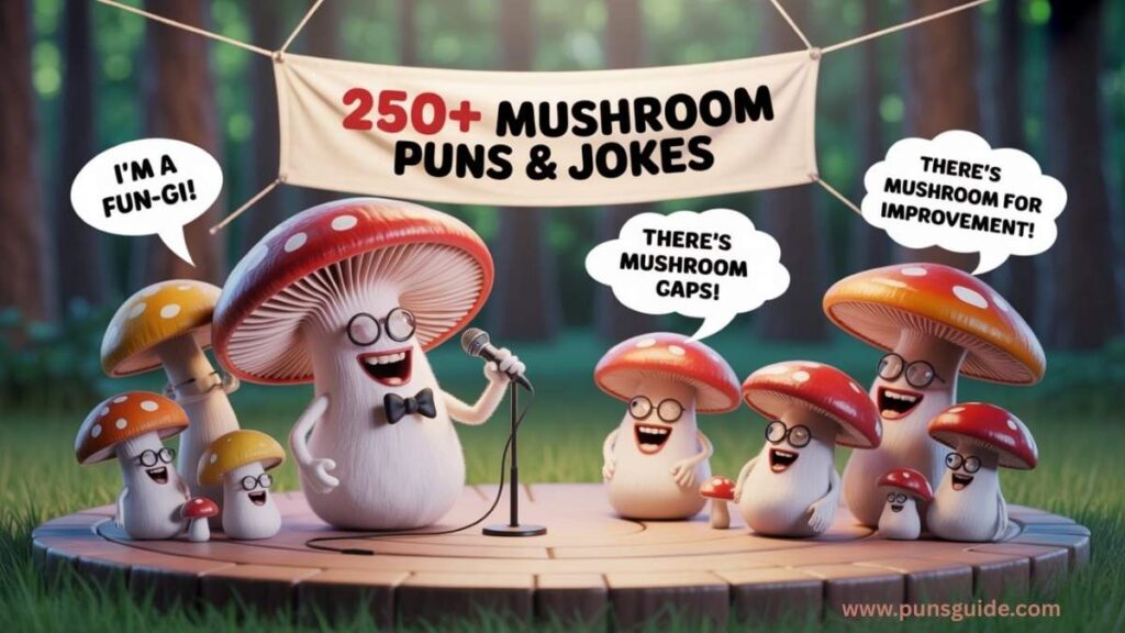 250+ Mushroom Puns and Jokes Online