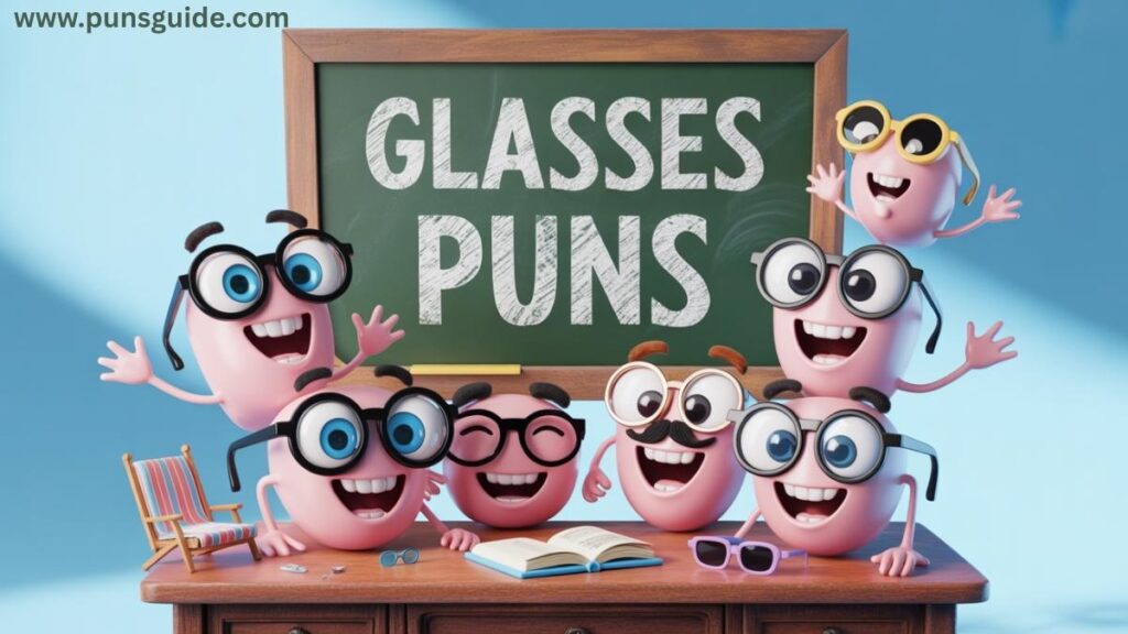 Funny Glasses Puns Captions