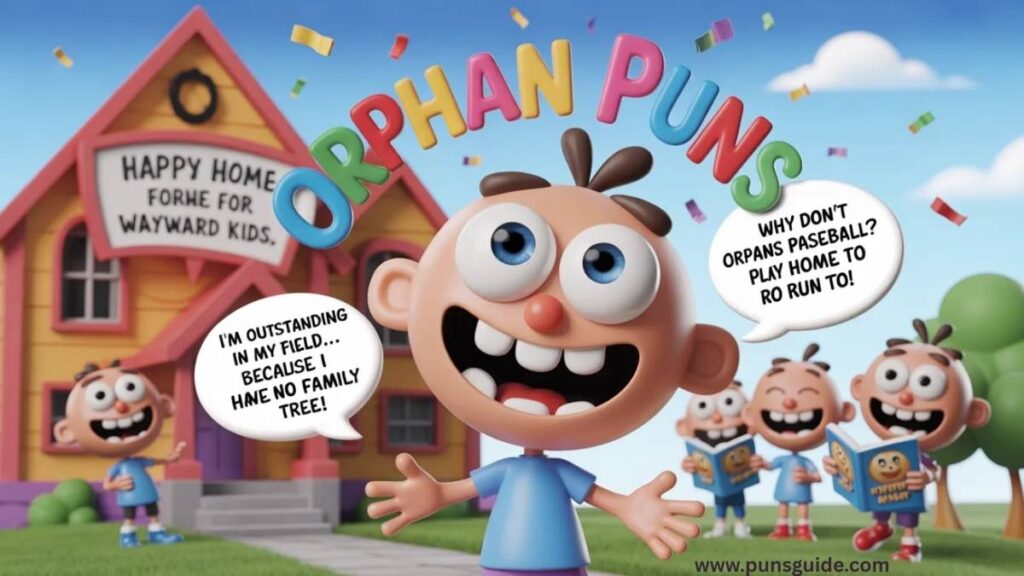 Fast One-Liner Orphan Jokes Powered by Irony