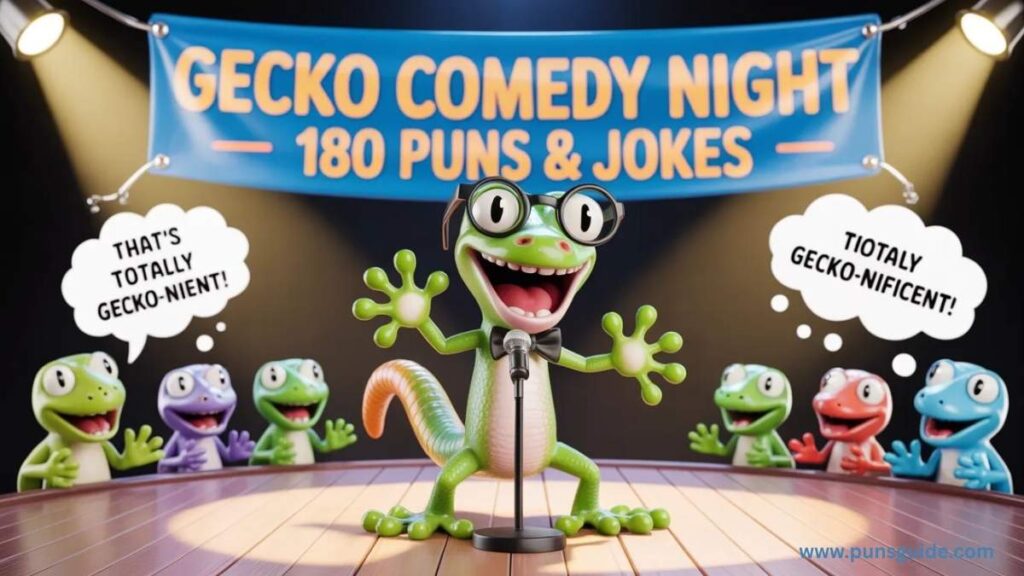 Gecko Puns and Jokes 180+ That Will Stick With You 🦎