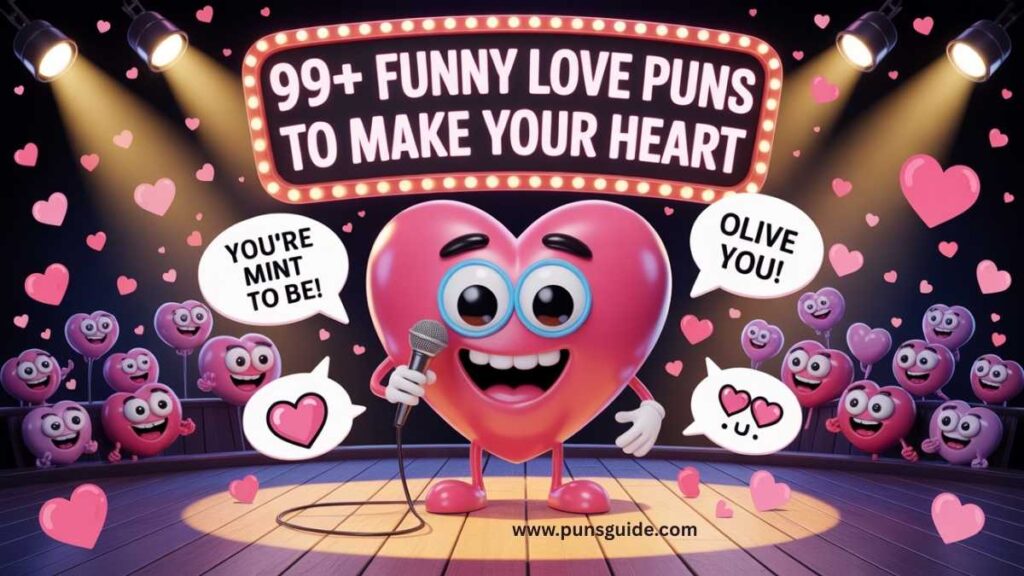 99+ Funny Love Puns to Make Your Heart LOL 2026 updated