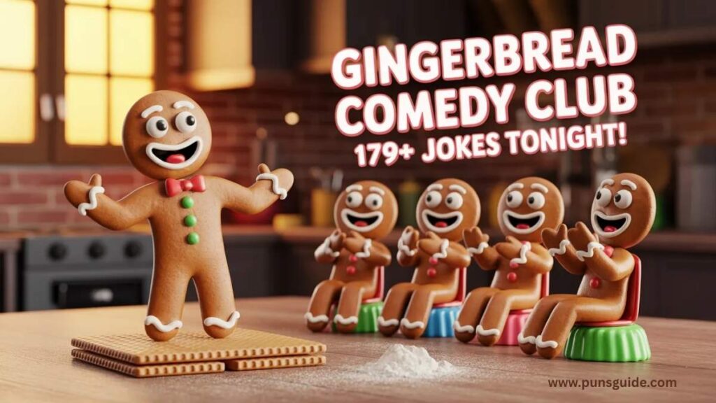 Funny Gingerbread Puns with Wordplay
