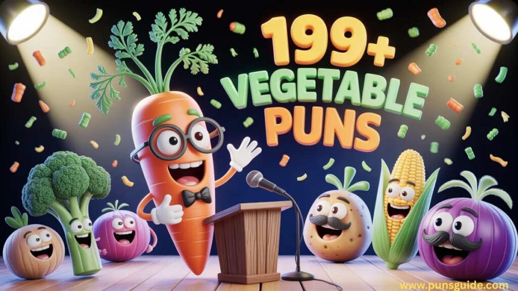 199+ Vegetable Puns Creative and Funny