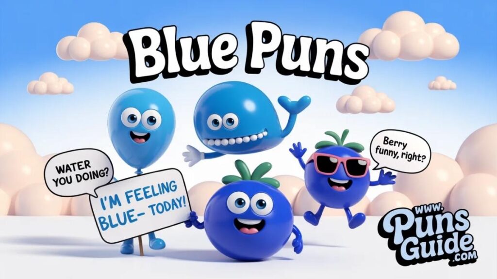 Ocean and Sky Blue Puns