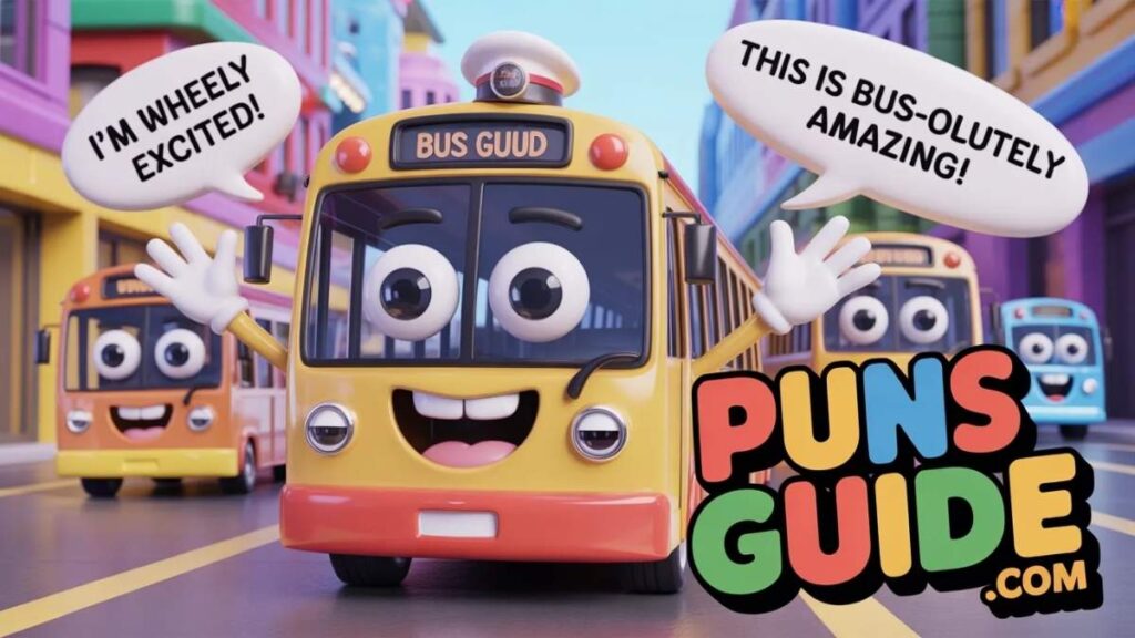 200+ Bus Puns Genius Jokes to Drive Pun Fans Mistaken