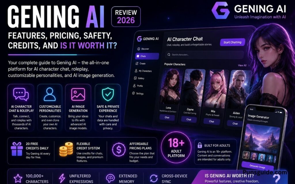 Gening AI Review 2026 Features, Pricing, Safety, Credits, and Is It Worth It