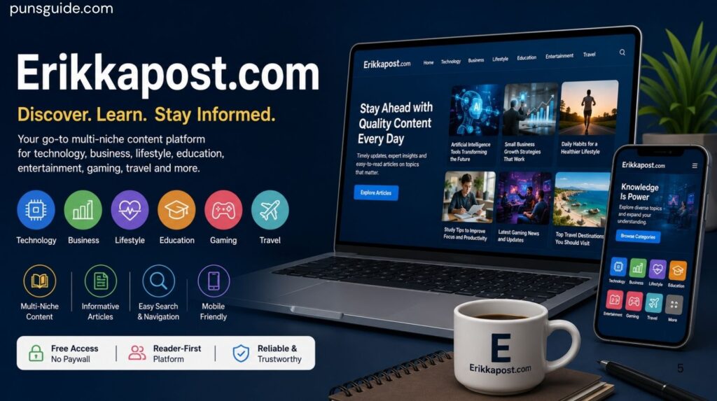 Erikkapost.com: Your Daily Hub for Fresh Content in 2026